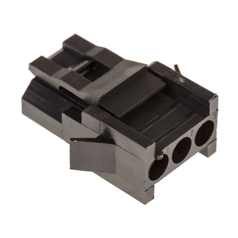 ITT Cannon Trident Female Connector Housing 5.08 mm Pitch 3 Way 1 Row Straight TST03RA00 / 192923-6010