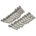 Weidmüller SAK Series Jumper Bar for Use with DIN Rail Terminal Blocks, Copper Alloy Material, 32A Current Rating 0368800000
