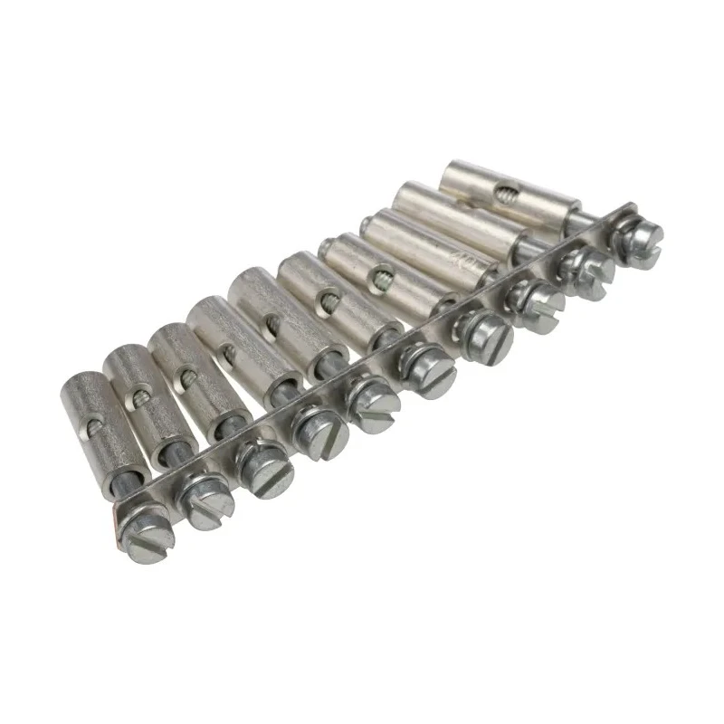 Weidmüller SAK Series Jumper Bar for Use with DIN Rail Terminal Blocks, Copper Alloy Material, 32A Current Rating 0368800000