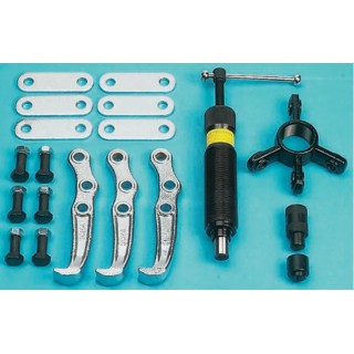 RS PRO Hydraulic Bearing Puller 10t Force, 50 to 250 mm Capacity, 19-Piece Set 349-7227