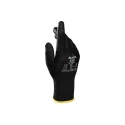 Mapa Black Textile Work Gloves Size 10 with Polyurethane Coating ULTRANE 548