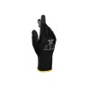 Mapa Black Textile Work Gloves Size 10 with Polyurethane Coating ULTRANE 548