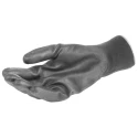 Mapa Black Textile Work Gloves Size 10 with Polyurethane Coating ULTRANE 548