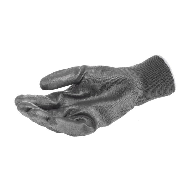 Mapa Black Textile Work Gloves Size 10 with Polyurethane Coating ULTRANE 548