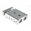 SMC Pneumatic Guided Cylinder 20mm Bore, CXSM Series, Linear Action, Surface Mount, 0.7 Mpa Max Pressure, 10mm CXSM20-10