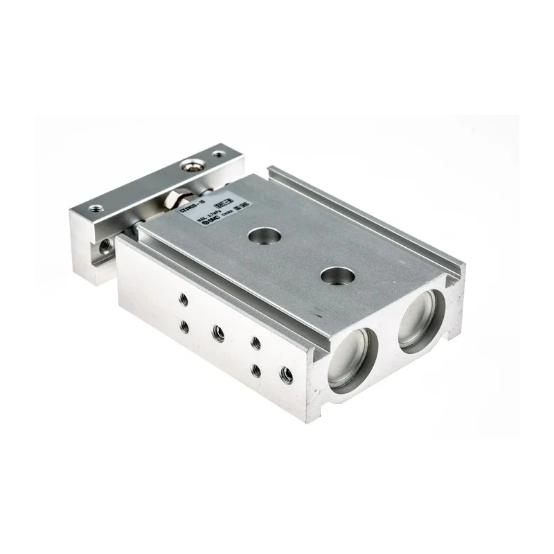 SMC Pneumatic Guided Cylinder 20mm Bore, CXSM Series, Linear Action, Surface Mount, 0.7 Mpa Max Pressure, 10mm CXSM20-10