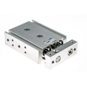 SMC Pneumatic Guided Cylinder 20mm Bore, CXSM Series, Linear Action, Surface Mount, 0.7 Mpa Max Pressure, 10mm CXSM20-10