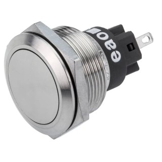 EAO 82 Series Push Button Switch, Latching, Panel Mount, 22.3 mm Cutout, SPDT, IP65/IP67, 240V DC, 36V AC 82-6651.2000