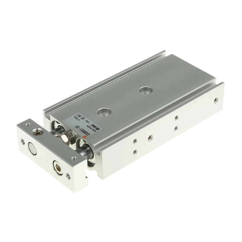 SMC Pneumatic Guided Cylinder 20mm Bore Dual Rod Push-In Acting 50 mm Stroke CXSM20-50