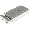 SMC Pneumatic Guided Cylinder 20mm Bore Dual Rod Push-In Acting 50 mm Stroke CXSM20-50