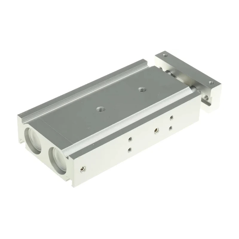 SMC Pneumatic Guided Cylinder 20mm Bore Dual Rod Push-In Acting 50 mm Stroke CXSM20-50