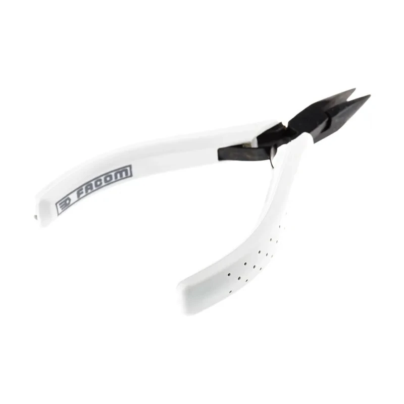 Facom Round Nose Plier, 120mm Overall Length, 26mm Jaw Length, Steel Construction, ESD Safe 432.MT