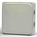 Fibox Grey Polypropylene Junction Box IP65 110mm x 110mm x 49mm 