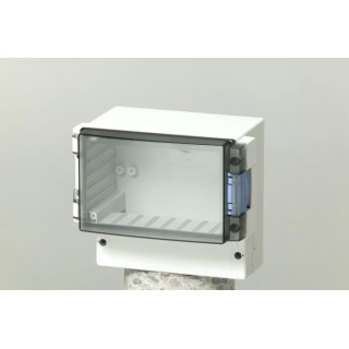 Fibox Grey Smoke Grey Lid ABS Enclosure IP65 IK07 106 mm x 188 mm x 160 mm ABS 17/16-L3 ENCLOSURE
