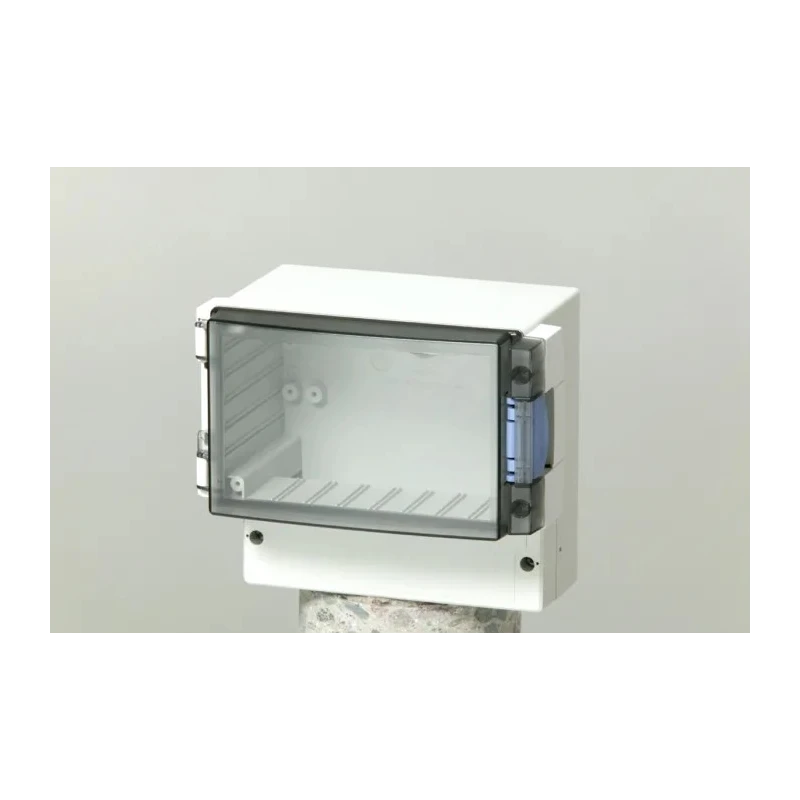 Fibox Grey Smoke Grey Lid ABS Enclosure IP65 IK07 106 mm x 188 mm x 160 mm ABS 17/16-L3 ENCLOSURE