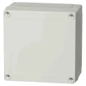 Fibox MNX Series Grey Polycarbonate Enclosure with Grey Lid IP66 IP67 IK08 75 mm x 130.1 mm x 130.1 mm 