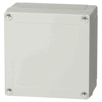 Fibox MNX Series Grey Polycarbonate Enclosure with Grey Lid IP66 IP67 IK08 75 mm x 130.1 mm x 130.1 mm 