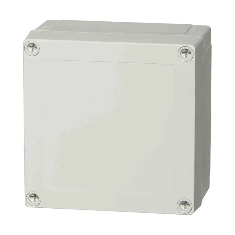 Fibox MNX Series Grey Polycarbonate Enclosure with Grey Lid IP66 IP67 IK08 75 mm x 130.1 mm x 130.1 mm 