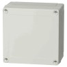 Fibox MNX Series Grey Polycarbonate Enclosure with Grey Lid IP66 IP67 IK08 75 mm x 130.1 mm x 130.1 mm