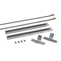 Fibox Pole Mounting Kit for Use with ARCA Enclosure Pole 100-300 mm Diameter 35 mm x 385 mm x 285 mm PMK ARCA 40