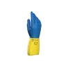 Mapa Duomix Blue Chemical Resistant Latex Work Gloves Size 10.5XL Model 405