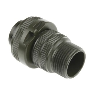 Amphenol Industrial MIL Spec Circular Connector 6 Way Copper Alloy Straight Cable Mount Male Contacts Zinc Cobalt MS3106A