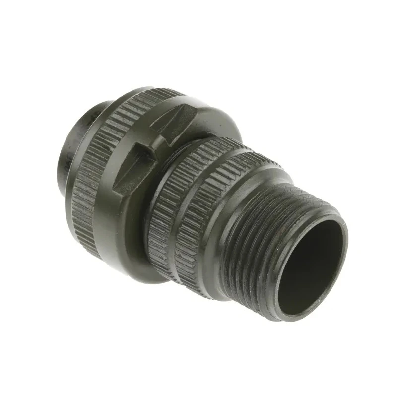 Amphenol Industrial MIL Spec Circular Connector 6 Way Copper Alloy Straight Cable Mount Male Contacts Zinc Cobalt MS3106A