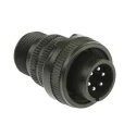 Amphenol Industrial MIL Spec Circular Connector 6 Way Copper Alloy Straight Cable Mount Male Contacts Zinc Cobalt MS3106A