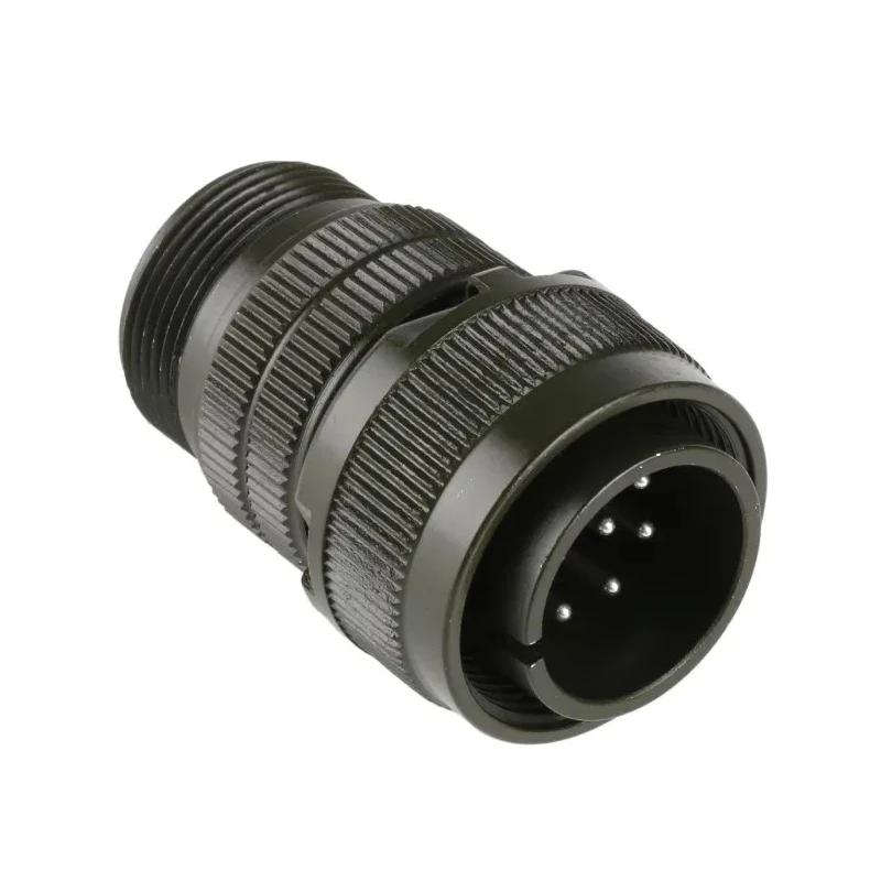 Amphenol Industrial MIL Spec Circular Connector, 10 Way Copper Alloy Straight Cable Mount Male with Male Contacts MS3106A