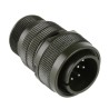 Amphenol Industrial MIL Spec Circular Connector, 10 Way Copper Alloy Straight Cable Mount Male with Male Contacts MS3106A
