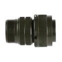 Amphenol Industrial MIL Spec Circular Connector, 10 Way Copper Alloy Straight Cable Mount Male with Male Contacts MS3106A