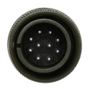 Amphenol Industrial MIL Spec Circular Connector, 10 Way Copper Alloy Straight Cable Mount Male with Male Contacts MS3106A