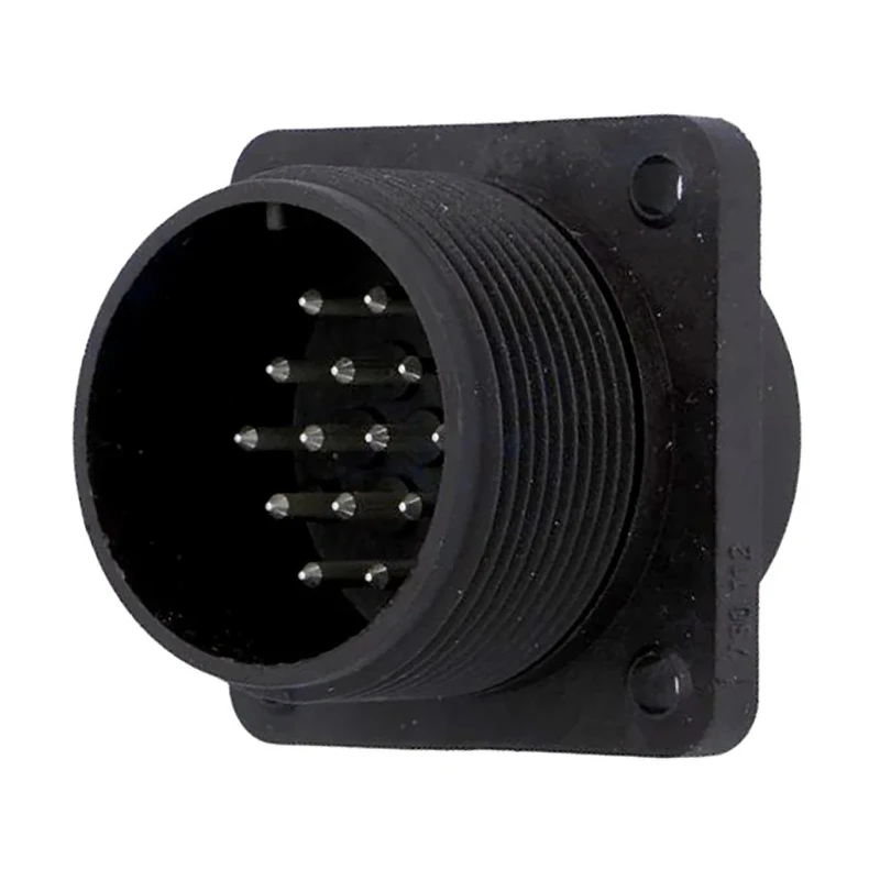 Amphenol Industrial MIL Spec Circular Connector Copper Alloy Straight 37 Way Box Mount 500, 700V AC 5A MS3102A