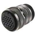 Amphenol Industrial MIL Spec Circular Connector Copper Alloy Straight 24 Contacts Cable Mount 200, 250V MS3106A