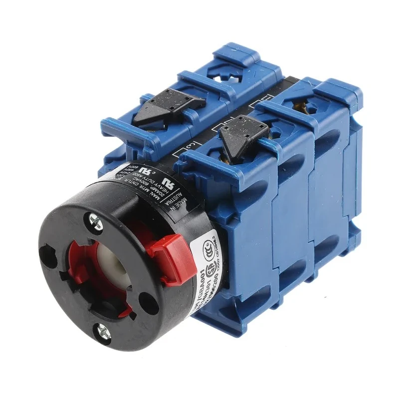 Kraus & Naimer 3 Position Cam Switch 3 Phase Panel Mount 20A 60° Angle of Throw CHR10.A401/GBA001.*FT