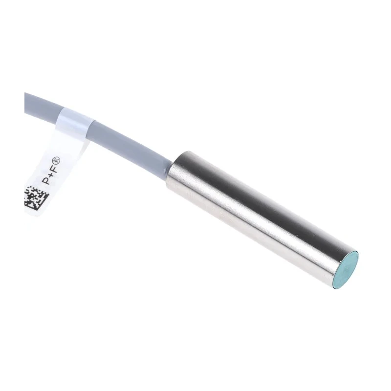 Pepperl + Fuchs Barrel Inductive Proximity Sensor 6.5 mm Thread Size, PNP Output, 3V Supply, 2 mm Detection NBB2-6,5M30-E2