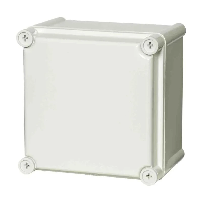 Fibox Solid Series Grey Grey Lid ABS Enclosure, IP67 IP66 IK08, 130 mm x 188 mm x 188 mm ABS 1919 13 G ENCLOSURE