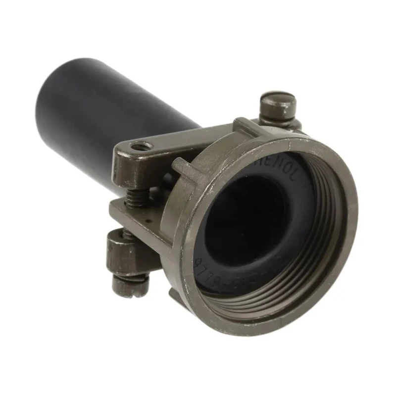 Amphenol Industrial 97 Size 20 Cable Clamp Die Cast Zinc Housing Olive Drab 23.55mm Length 97-3057-1012-1