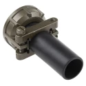 Amphenol Industrial 97 Size 20 Cable Clamp Die Cast Zinc Housing Olive Drab 23.55mm Length 97-3057-1012-1