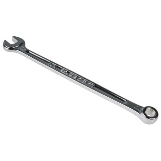 Facom Combination Spanner Metric 5.5 mm Size, Satin Chrome Finish, 12 Point, 15° Offset Angle, 115mm Overall Length 440.5.5H