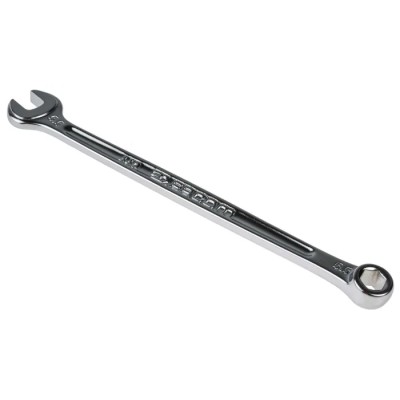 Facom Combination Spanner Metric 5.5 mm Size, Satin Chrome Finish, 12 Point, 15° Offset Angle, 115mm Overall Length 440.5.5H