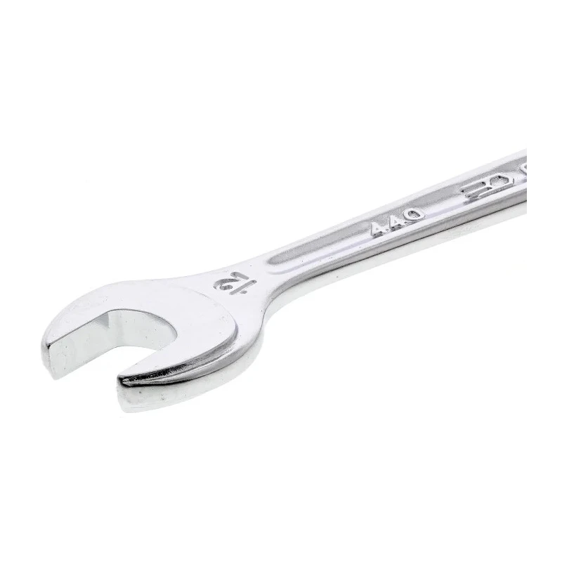Facom Combination Spanner 12 mm, 162mm Overall Length, Satin Chrome Finish 440.12