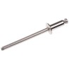 POP Stainless Steel Blind Rivet, 4 mm Diameter, 10.2 mm Length, Dome Head, Plain Finish SSD54SSBS