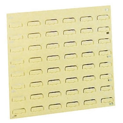 RS PRO Polypropylene Louvre Panel Storage Unit Wall-Mounted 500 mm Width x 1000 mm Height Sandstone 350-6056