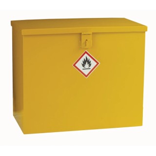 RS PRO Yellow Steel Lockable 1 Door Hazardous Substance Cabinet 510mm x 620mm x 330mm 350-6062