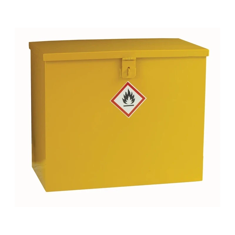 RS PRO Yellow Steel Lockable 1 Door Hazardous Substance Cabinet 510mm x 620mm x 330mm 350-6062