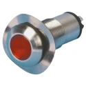 Marl Panel Mount LED Indicator Red Lens Diffused 13 mm IP67 230V AC 528-501-76