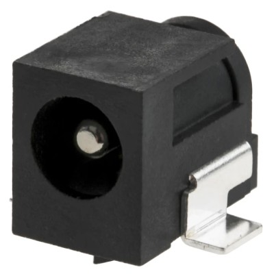 RS PRO Straight DC Power Socket 2.5A, 16V, PCB Mount, Nickel Plated, Length 17.1 mm 476-157
