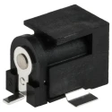 RS PRO Straight DC Power Socket 2.5A, 16V, PCB Mount, Nickel Plated, Length 17.1 mm 476-157