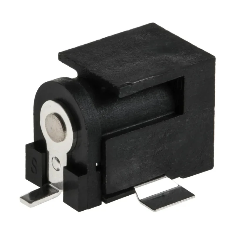 RS PRO Straight DC Power Socket 2.5A, 16V, PCB Mount, Nickel Plated, Length 17.1 mm 476-157